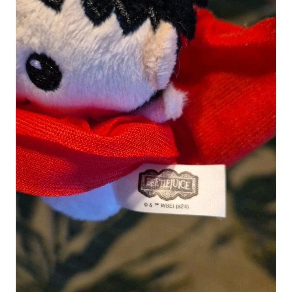 Chills and Thrills Plush Bag Clip Exclusive Beetlejuice Lydia Deetz Red Dress